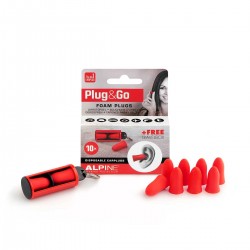Alpine PLUG & GO Foam Earplugs 