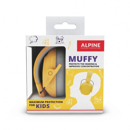 Alpine Muffy Ear Defenders for Kids Yellow